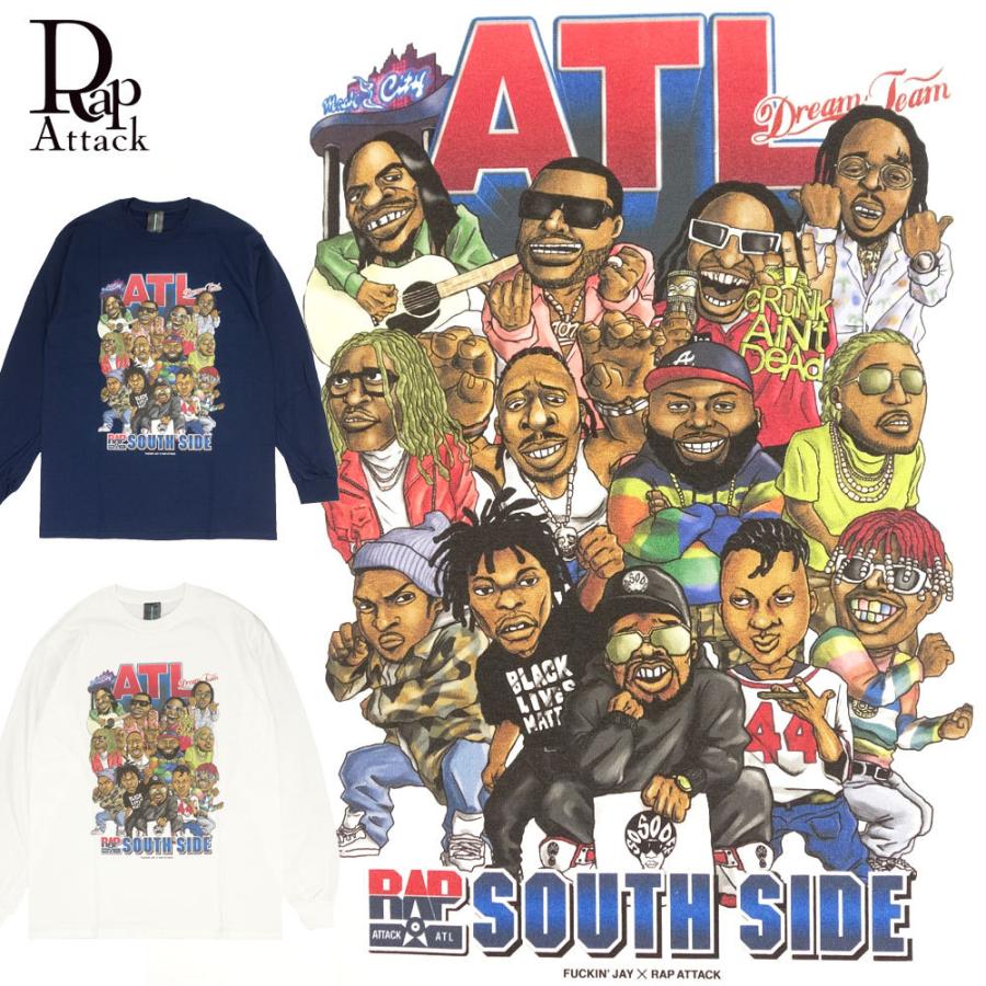 Rap Attack/ラップアタック 長袖 Tシャツ ロンT ロングスリーブ アトランタ/ATL L/S Tee RASP21-LT004 | 