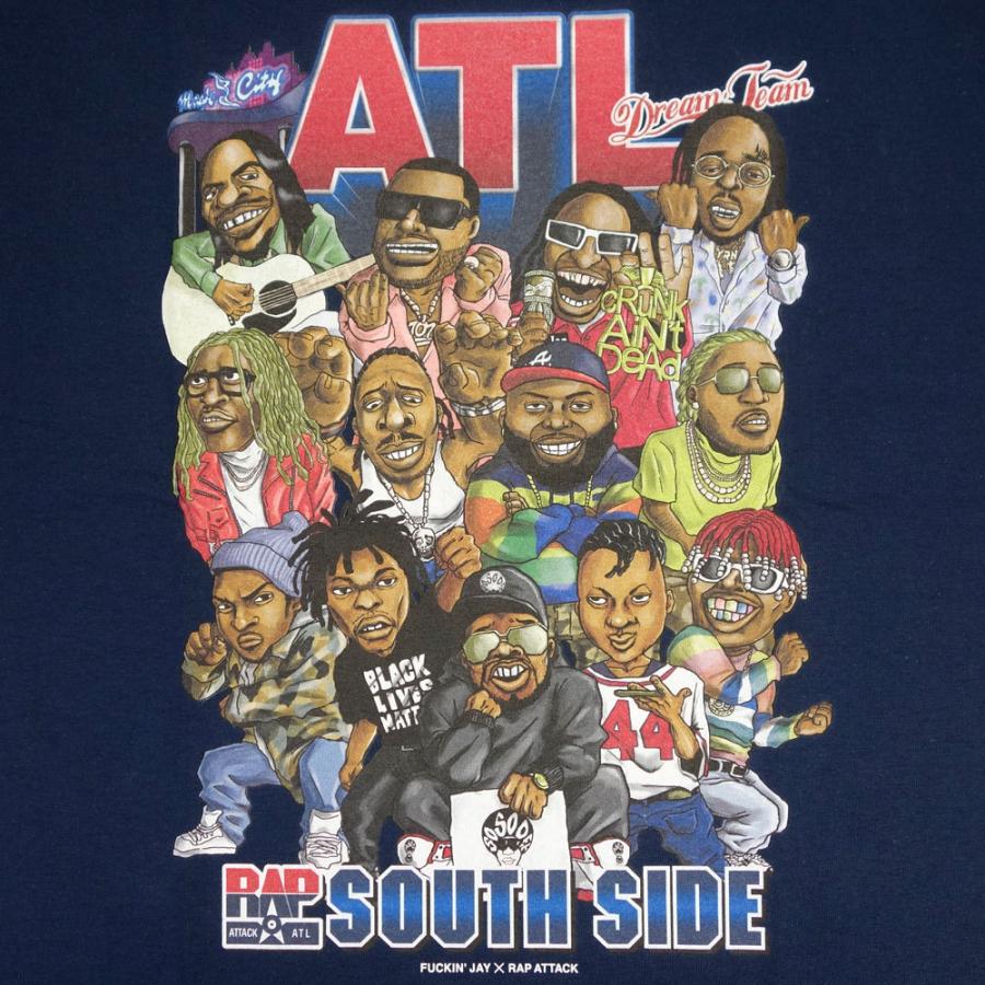 Rap Attack/ラップアタック 長袖 Tシャツ ロンT ロングスリーブ アトランタ/ATL L/S Tee RASP21-LT004 |  | 02