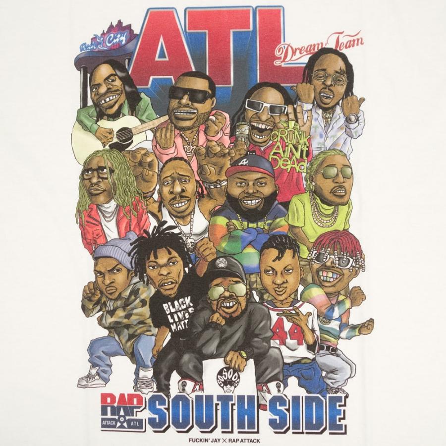 Rap Attack/ラップアタック 長袖 Tシャツ ロンT ロングスリーブ アトランタ/ATL L/S Tee RASP21-LT004 |  | 05