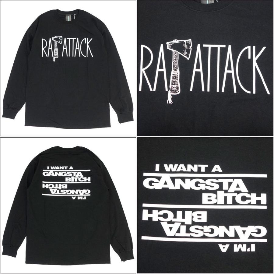 Rap Attack/ラップアタック 長袖 Tシャツ ロンT ロングスリーブ/Gangsta Bitch L/S Tee RASP21-LT003 |  | 03