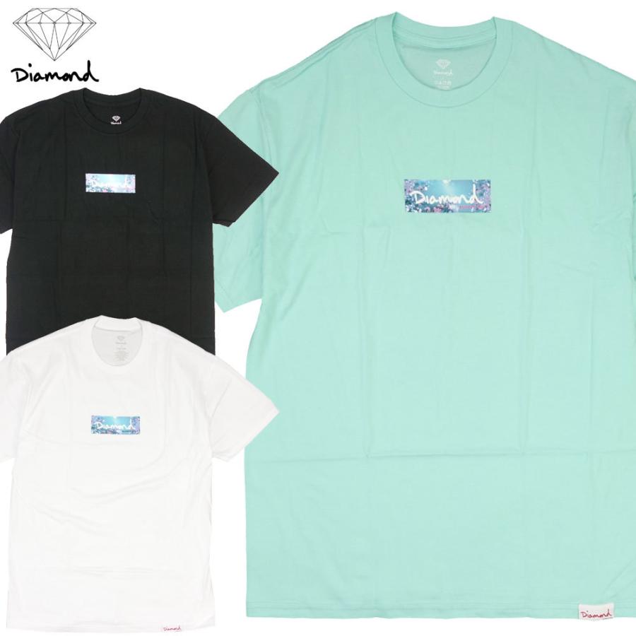 Diamond SUPPLY CO./ダイヤモンドサプライ 半袖 Tシャツ BOXロゴ/FLOWER BOX LOGO TEE A21DMPA004 ストリート スケート スケーター スケボー メンズ レディー | Diamond Supply Co.