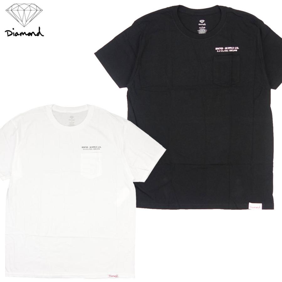 Diamond SUPPLY CO./ダイヤモンドサプライ 半袖 Tシャツ ポケットTee/EST. 1998 PKT TEE A21DMPO0025 ストリート スケート スケーター スケボー メンズ レデ | Diamond Supply Co.