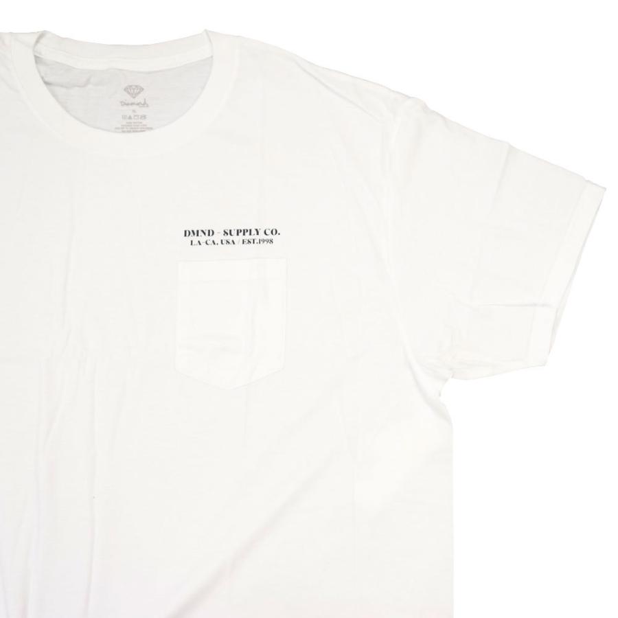 Diamond SUPPLY CO./ダイヤモンドサプライ 半袖 Tシャツ ポケットTee/EST. 1998 PKT TEE A21DMPO0025 ストリート スケート スケーター スケボー メンズ レデ | Diamond Supply Co. | 05