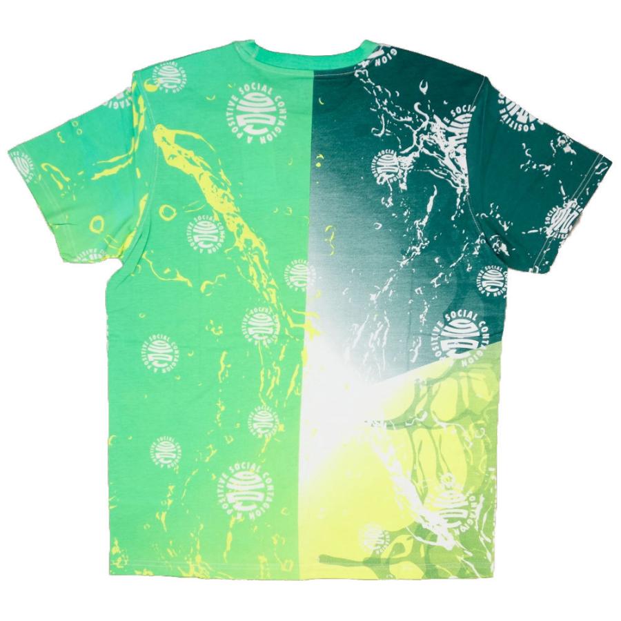 STAPLE/ステイプル Tシャツ 半袖/VIRUS SPLIT TEE 2105C6533/全面プリント 総柄 タイダイ ストリート メンズ レディース ファッション インポートブランド | staple | 03