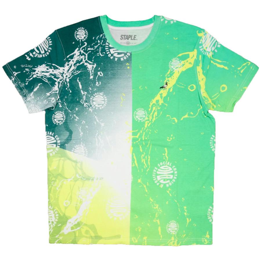 STAPLE/ステイプル Tシャツ 半袖/VIRUS SPLIT TEE 2105C6533/全面プリント 総柄 タイダイ ストリート メンズ レディース ファッション インポートブランド | staple | 05