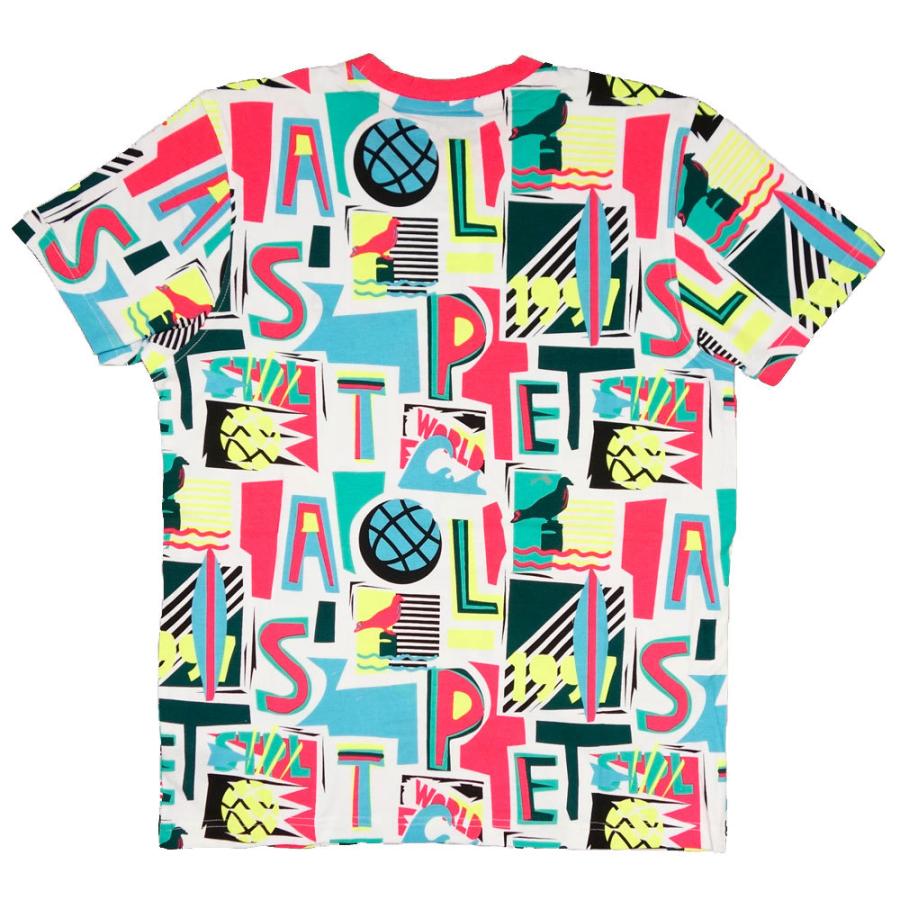 STAPLE/ステイプル Tシャツ 半袖/LETTERS AOP TEE 2105C6540/全面プリント 総柄 ネオンカラー ストリート メンズ レディース ファッション インポートブラン | staple | 03