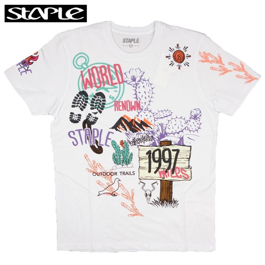 STAPLE/ステイプル Tシャツ 半袖/TRAILS AOP TEE 2105C6562/ストリート メンズ レディース ファッション インポートブランド | staple