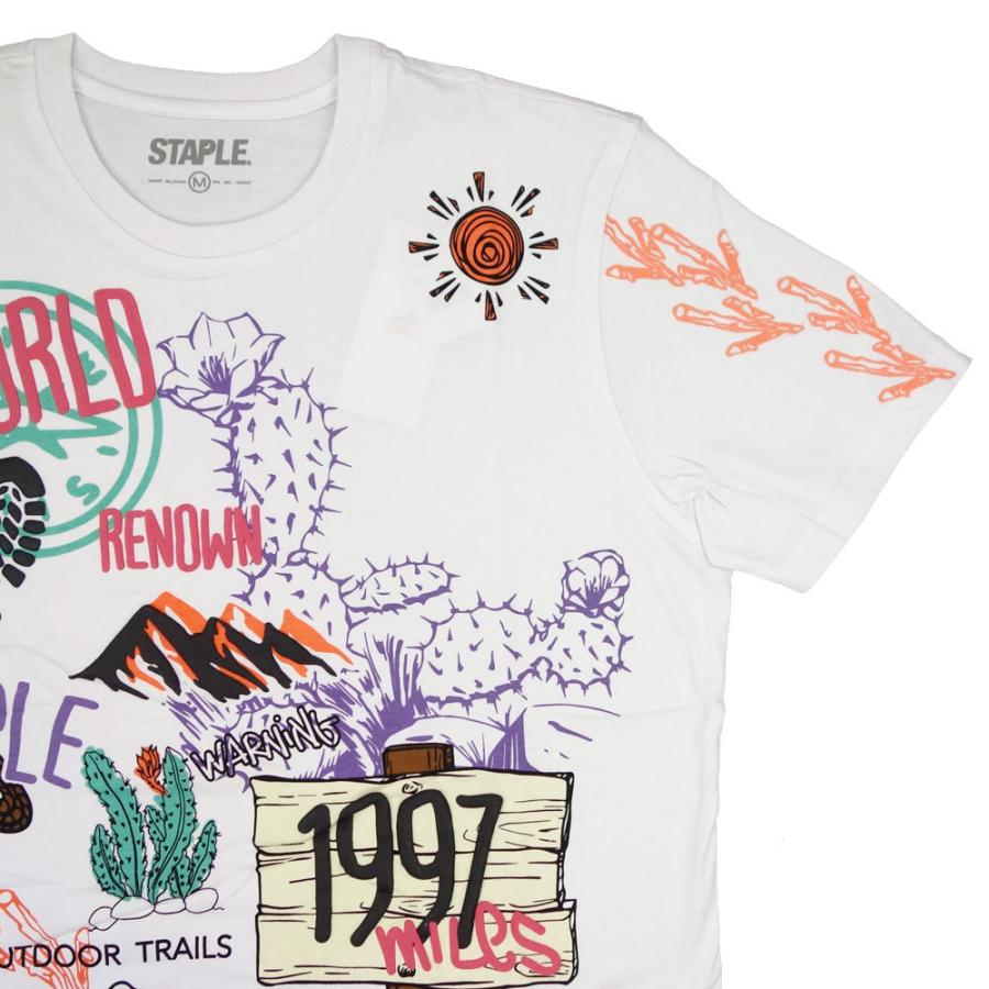 STAPLE/ステイプル Tシャツ 半袖/TRAILS AOP TEE 2105C6562/ストリート メンズ レディース ファッション インポートブランド | staple | 01