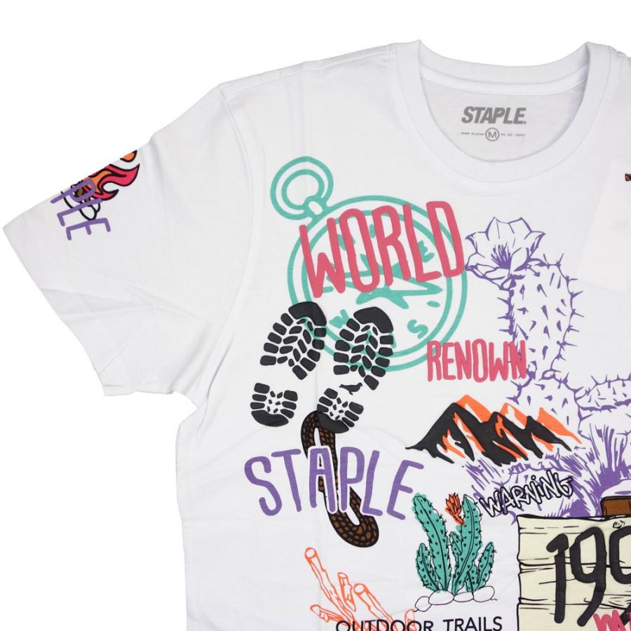 STAPLE/ステイプル Tシャツ 半袖/TRAILS AOP TEE 2105C6562/ストリート メンズ レディース ファッション インポートブランド | staple | 02