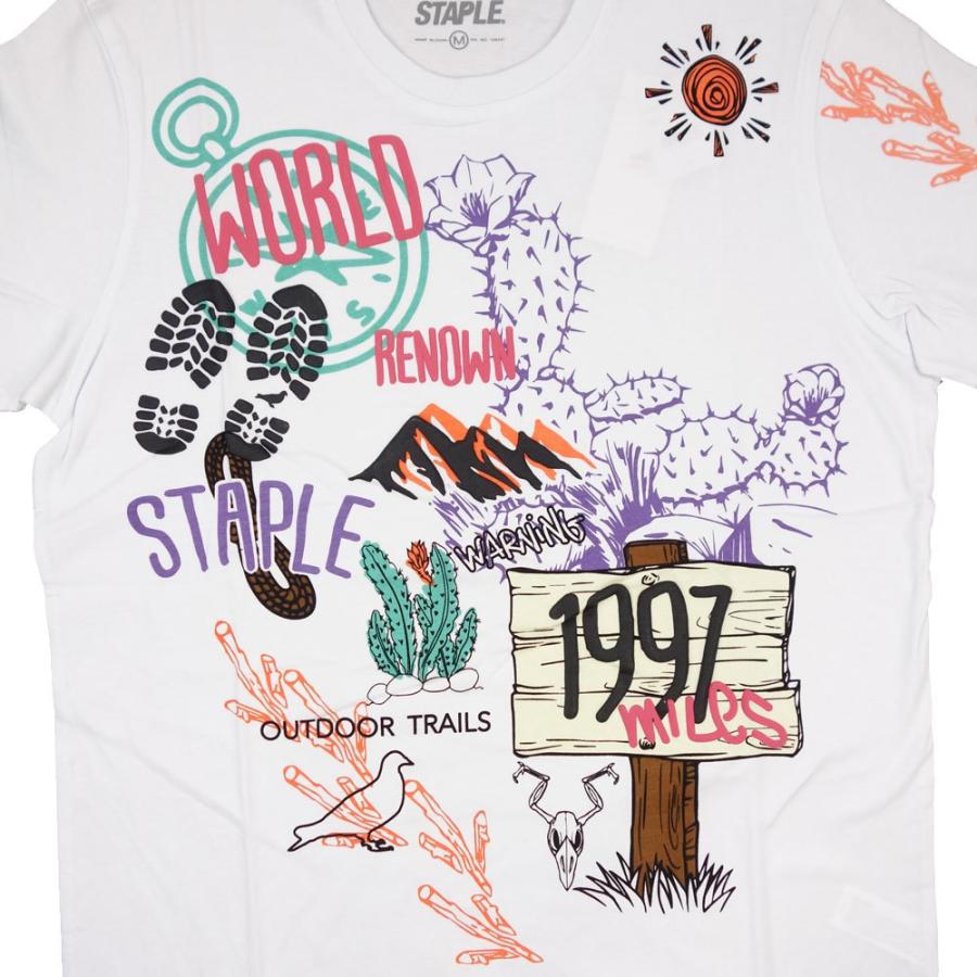 STAPLE/ステイプル Tシャツ 半袖/TRAILS AOP TEE 2105C6562/ストリート メンズ レディース ファッション インポートブランド | staple | 03