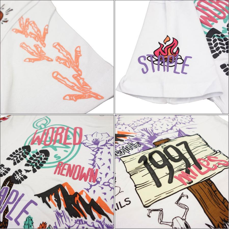 STAPLE/ステイプル Tシャツ 半袖/TRAILS AOP TEE 2105C6562/ストリート メンズ レディース ファッション インポートブランド | staple | 06