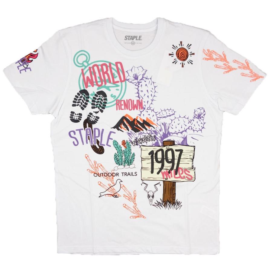 STAPLE/ステイプル Tシャツ 半袖/TRAILS AOP TEE 2105C6562/ストリート メンズ レディース ファッション インポートブランド | staple | 07