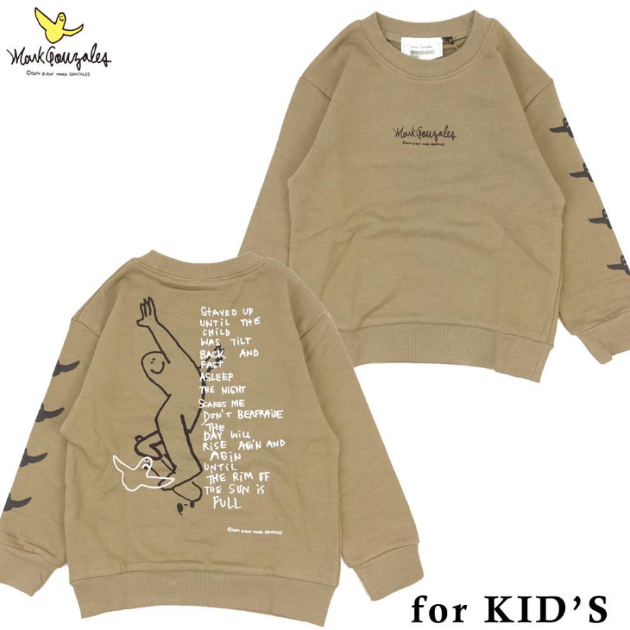 MARK GONZALES / マークゴンザレス KID'S キッズ クルーネックスウェット 2Y7-61109/子供服 クルーネック スウェット トレーナー | Mark Gonzales