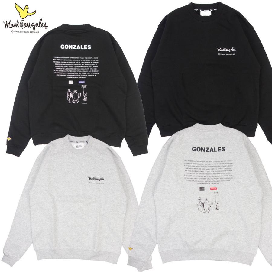 MARK GONZALES / マークゴンザレス クルーネックスウェット/2G7-61320 CREW SWEAT/ストリート スケーター メンズ レディース ファッション スウェット トレー | Mark Gonzales