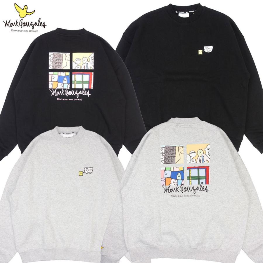 MARK GONZALES / マークゴンザレス クルーネックスウェット ビッグシルエット/2G7-61324 Pt. BIG Sweat shirt/ストリート スケーター メンズ レディース ファ | Mark Gonzales