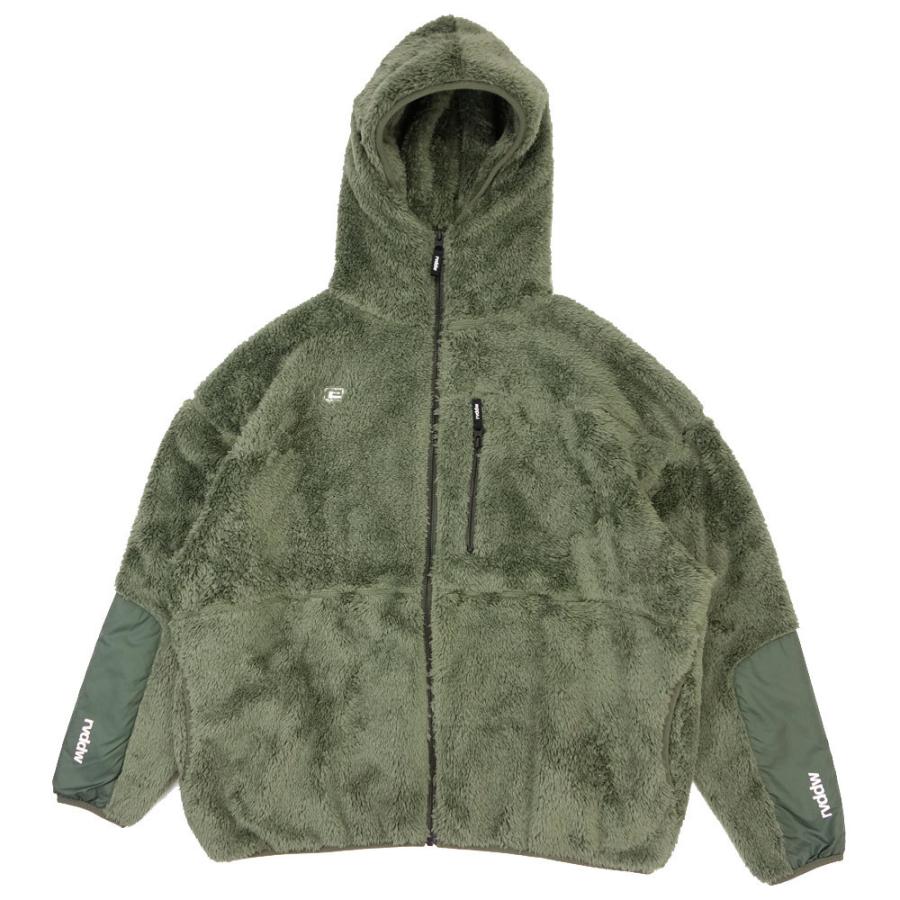 reversal/リバーサル ボア フリースジャケット ビッグシルエット/URBAN BOA FLEECE BIG SILHOUETTE SWEAT PARKA rv21aw207｜ジップパーカー フード アウター | reversal | 07