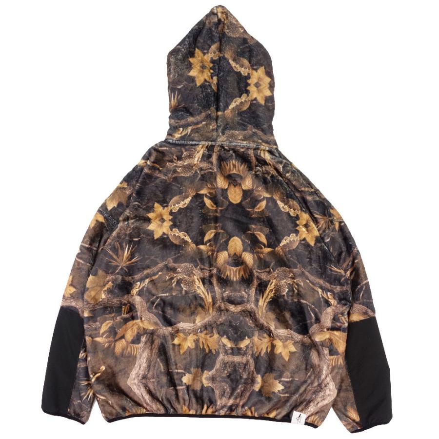 reversal/リバーサル ボア フリースジャケット ビッグシルエット/BOTANICAL CAMO BOA FLEECE BIG SILHOUETTE SWEAT PARKA rv21aw207b｜ボタニカルカモ ジップ | reversal | 04