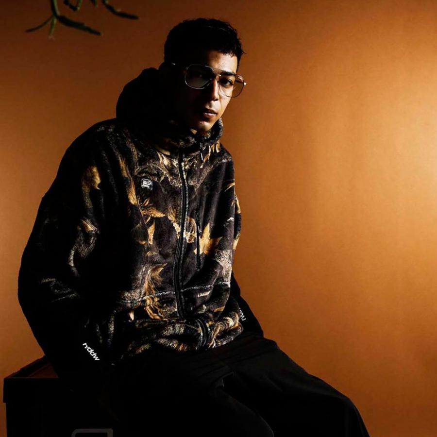 reversal/リバーサル ボア フリースジャケット ビッグシルエット/BOTANICAL CAMO BOA FLEECE BIG SILHOUETTE SWEAT PARKA rv21aw207b｜ボタニカルカモ ジップ | reversal | 07