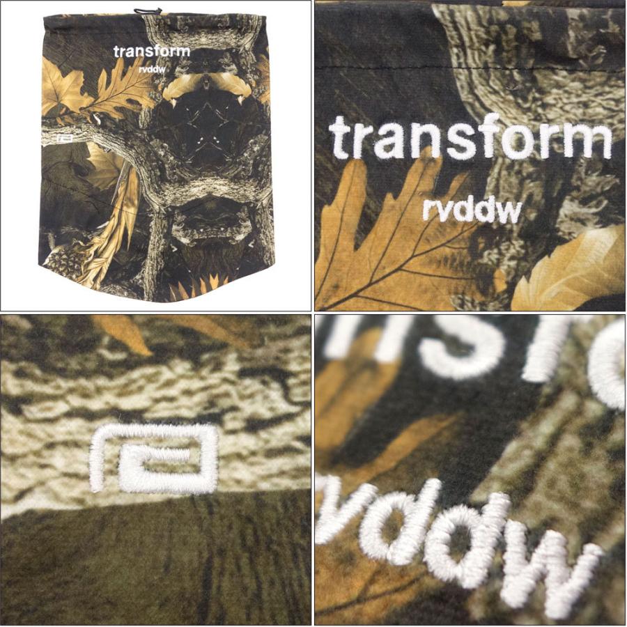 reversal/リバーサル ネックウォーマー/TRANSFORM NECK WARMER rv21aw704｜ストリート フリース ブラック ボタニカルカモ | RUDIE'S | 10