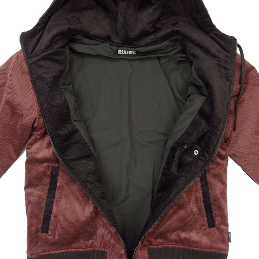 RUDIE'S/ルーディーズ ジップフード コーデュロイ ジャケット/PHAT CORDUROY JACKET 85886 85887｜rudies ブラック バーガンディ ストリート スケーター メン | RUDIE'S | 09
