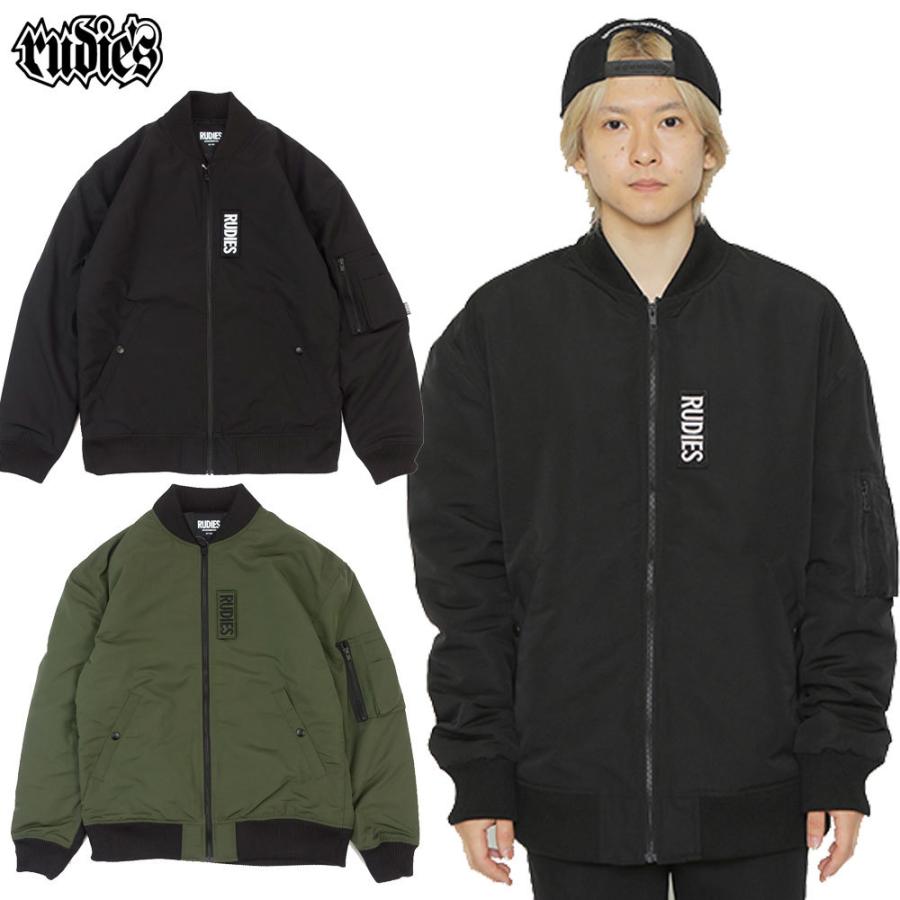 RUDIE'S/ルーディーズ MA1 ジャケット/PHAT MA-1 85884 85885｜rudies ブラック カーキ MA-１ ジャケット ストリート スケーター メンズ レディース ファッシ | RUDIE'S