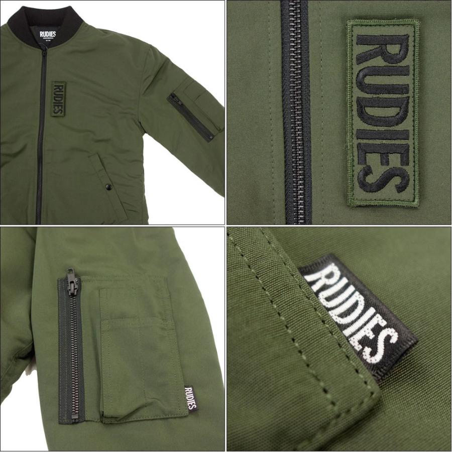 RUDIE'S/ルーディーズ MA1 ジャケット/PHAT MA-1 85884 85885｜rudies ブラック カーキ MA-１ ジャケット ストリート スケーター メンズ レディース ファッシ | RUDIE'S | 09