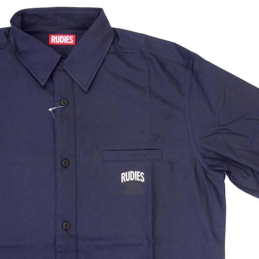 RUDIE'S/ルーディーズ シャツジャケット ロング丈 長袖 丈長/GOODVIBRATION LONG SHIRTS 85852 85853 85854｜rudies サイドポケット付 ネイビー オレンジ マ | RUDIE'S | 02