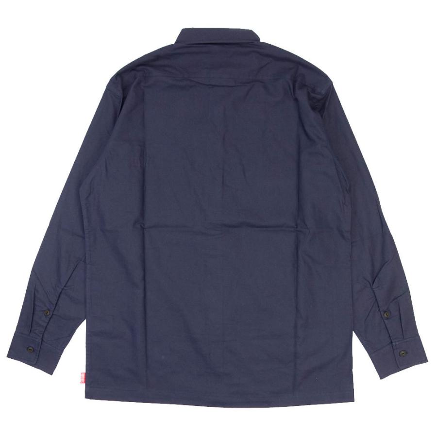 RUDIE'S/ルーディーズ シャツジャケット ロング丈 長袖 丈長/GOODVIBRATION LONG SHIRTS 85852 85853 85854｜rudies サイドポケット付 ネイビー オレンジ マ | RUDIE'S | 03