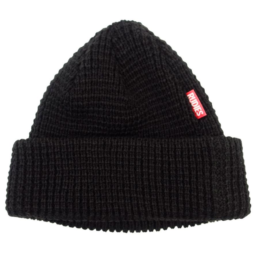 RUDIE'S/ルーディーズ ニットキャップ ビーニー/BLANK KNITCAP｜rudies ニット帽 浅め 帽子 ブラック ネイビー マスタード ネオンカラー グリーン オレンジ | RUDIE'S | 01