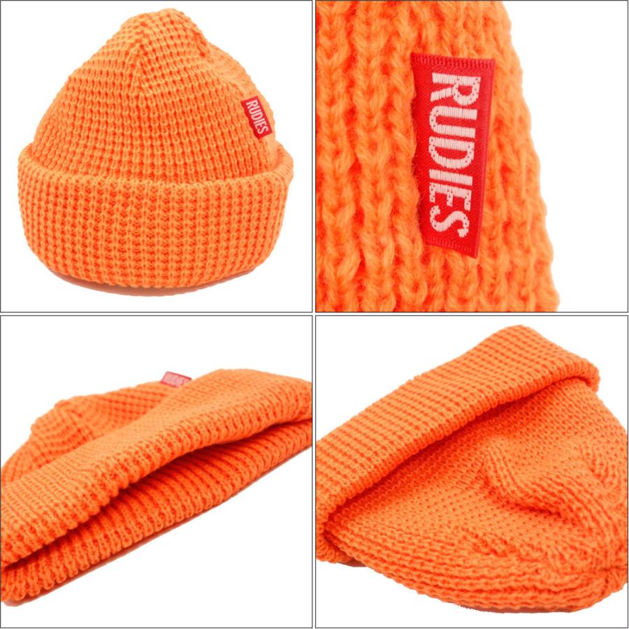 RUDIE'S/ルーディーズ ニットキャップ ビーニー/BLANK KNITCAP｜rudies ニット帽 浅め 帽子 ブラック ネイビー マスタード ネオンカラー グリーン オレンジ | RUDIE'S | 10