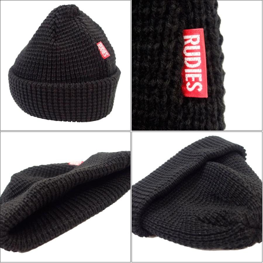 RUDIE'S/ルーディーズ ニットキャップ ビーニー/BLANK KNITCAP｜rudies ニット帽 浅め 帽子 ブラック ネイビー マスタード ネオンカラー グリーン オレンジ | RUDIE'S | 02