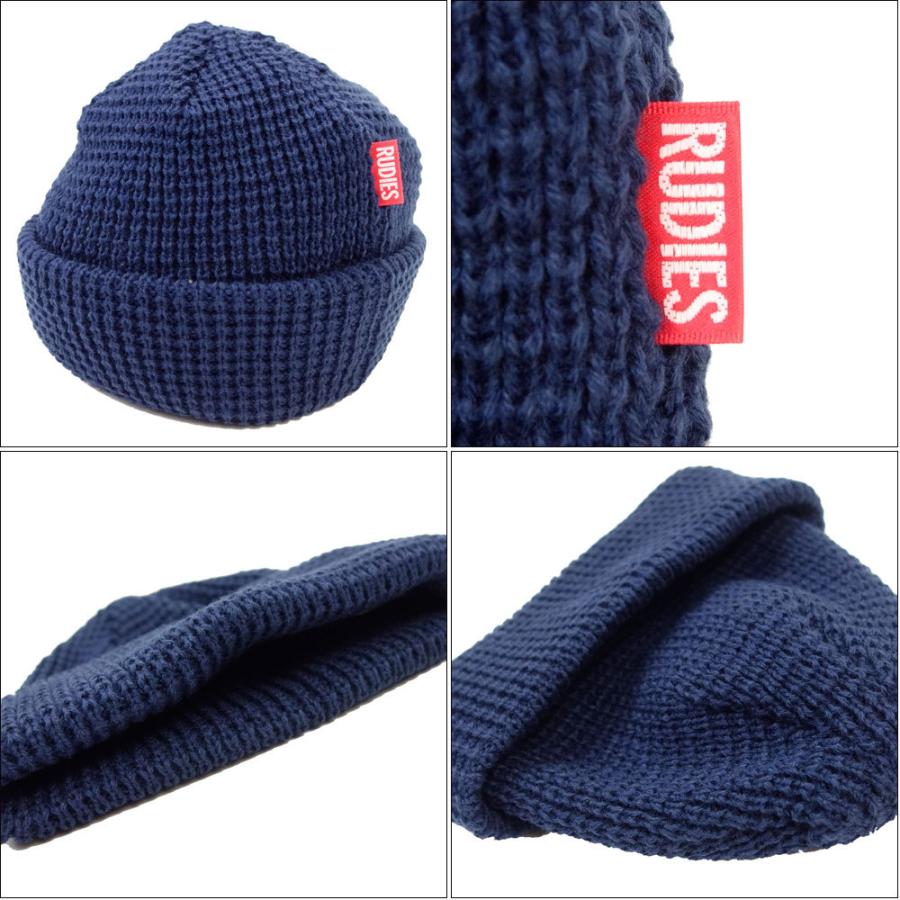RUDIE'S/ルーディーズ ニットキャップ ビーニー/BLANK KNITCAP｜rudies ニット帽 浅め 帽子 ブラック ネイビー マスタード ネオンカラー グリーン オレンジ | RUDIE'S | 04