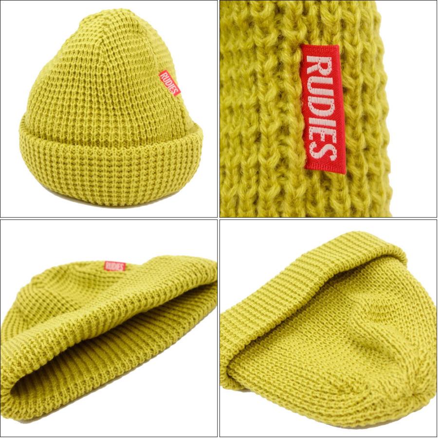 RUDIE'S/ルーディーズ ニットキャップ ビーニー/BLANK KNITCAP｜rudies ニット帽 浅め 帽子 ブラック ネイビー マスタード ネオンカラー グリーン オレンジ | RUDIE'S | 06