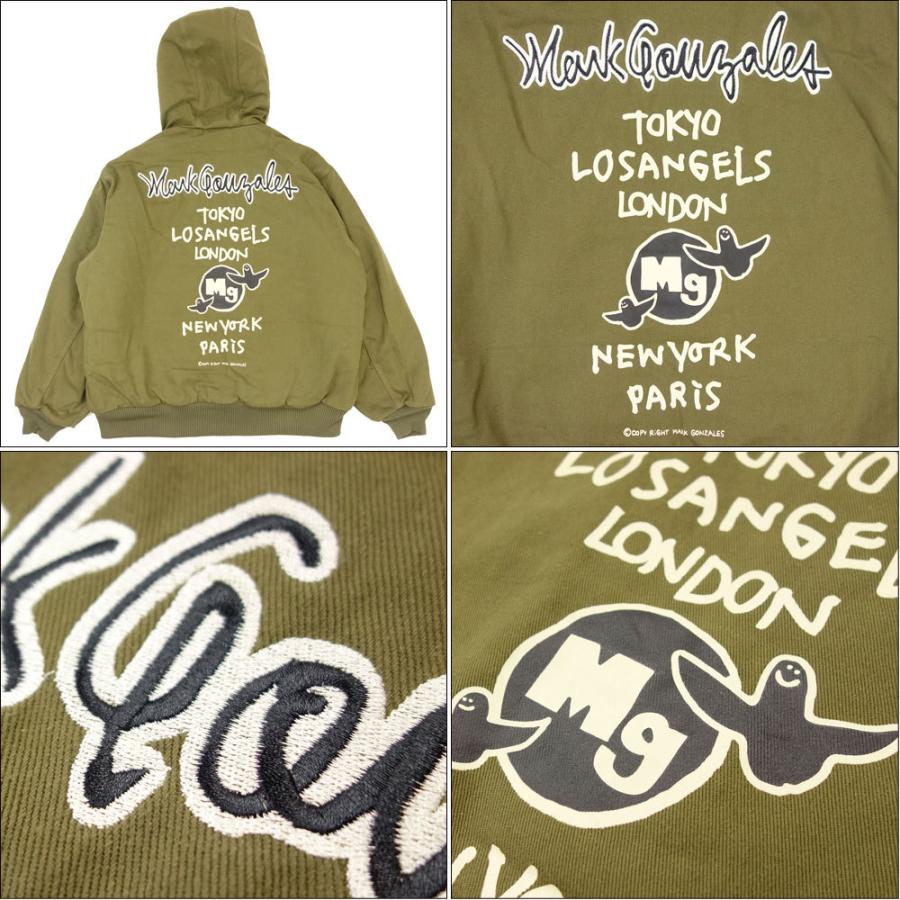 MARK GONZALES / マークゴンザレス フードジャケット/ACTIVE JACKET 2G5-61926｜ストリート スケーター アウター ジップフードジャケット 刺繍 メンズ レディ | Mark Gonzales | 15