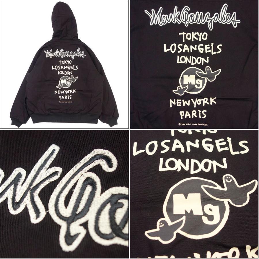 MARK GONZALES / マークゴンザレス フードジャケット/ACTIVE JACKET 2G5-61926｜ストリート スケーター アウター ジップフードジャケット 刺繍 メンズ レディ | Mark Gonzales | 05