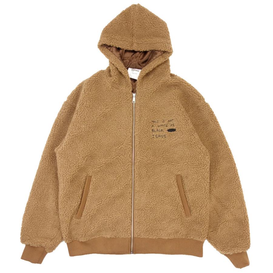 MARK GONZALES / マークゴンザレス 刺繍ボアフードパーカー/2G7-61333 ｜ストリート スケーター アウター ボア ジップフードジャケット 刺繍 メンズ レディー | Mark Gonzales | 06