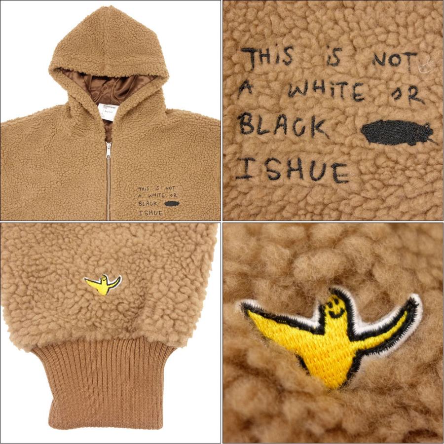 MARK GONZALES / マークゴンザレス 刺繍ボアフードパーカー/2G7-61333 ｜ストリート スケーター アウター ボア ジップフードジャケット 刺繍 メンズ レディー | Mark Gonzales | 09