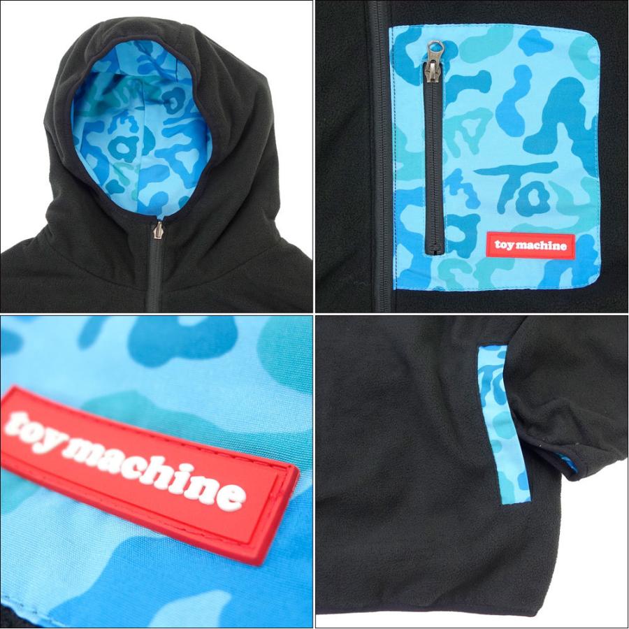 TOYMACHINE/トイマシーン リバーシブル ジャケット/TOYMACHINE CAMO REVERSIBLE FLEECE PARKA TMFBJK21｜スケーター ストリート カモ柄 迷彩 フリース ジャケ | TOY MACHINE | 08