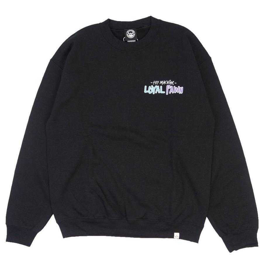 TOYMACHINE/トイマシーン クルーネック スウェット/LOYAL PAWNEMBROIDERY SWEAT CREW TMFBSW15｜スケーター ストリート クルー トレーナー 刺繍 トイマシン | TOY MACHINE | 01