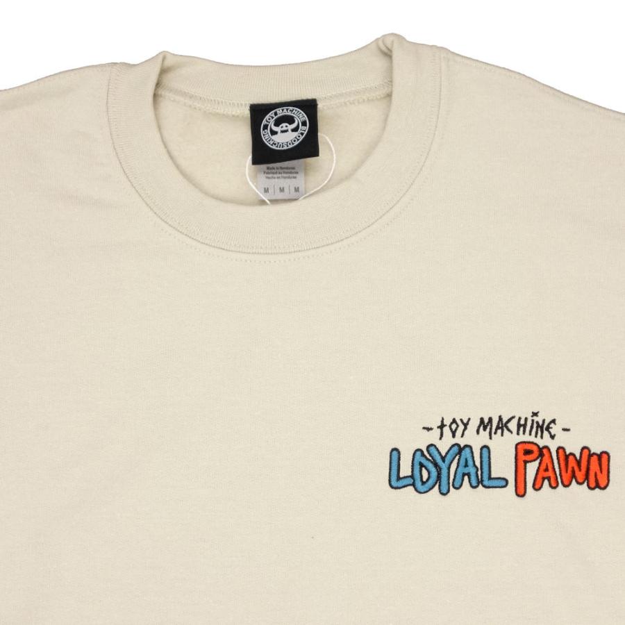 TOYMACHINE/トイマシーン クルーネック スウェット/LOYAL PAWNEMBROIDERY SWEAT CREW TMFBSW15｜スケーター ストリート クルー トレーナー 刺繍 トイマシン | TOY MACHINE | 07