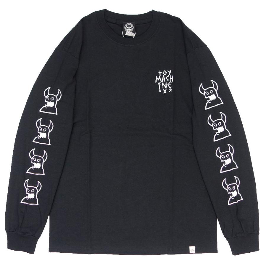TOYMACHINE/トイマシーン 長袖 Tシャツ ロンT/SKETCHY MONSTER EMBROIDERY LONG TEE TMFBLT3｜スケーター ストリート ロングスリーブ Tee メンズ レディース | TOY MACHINE | 01