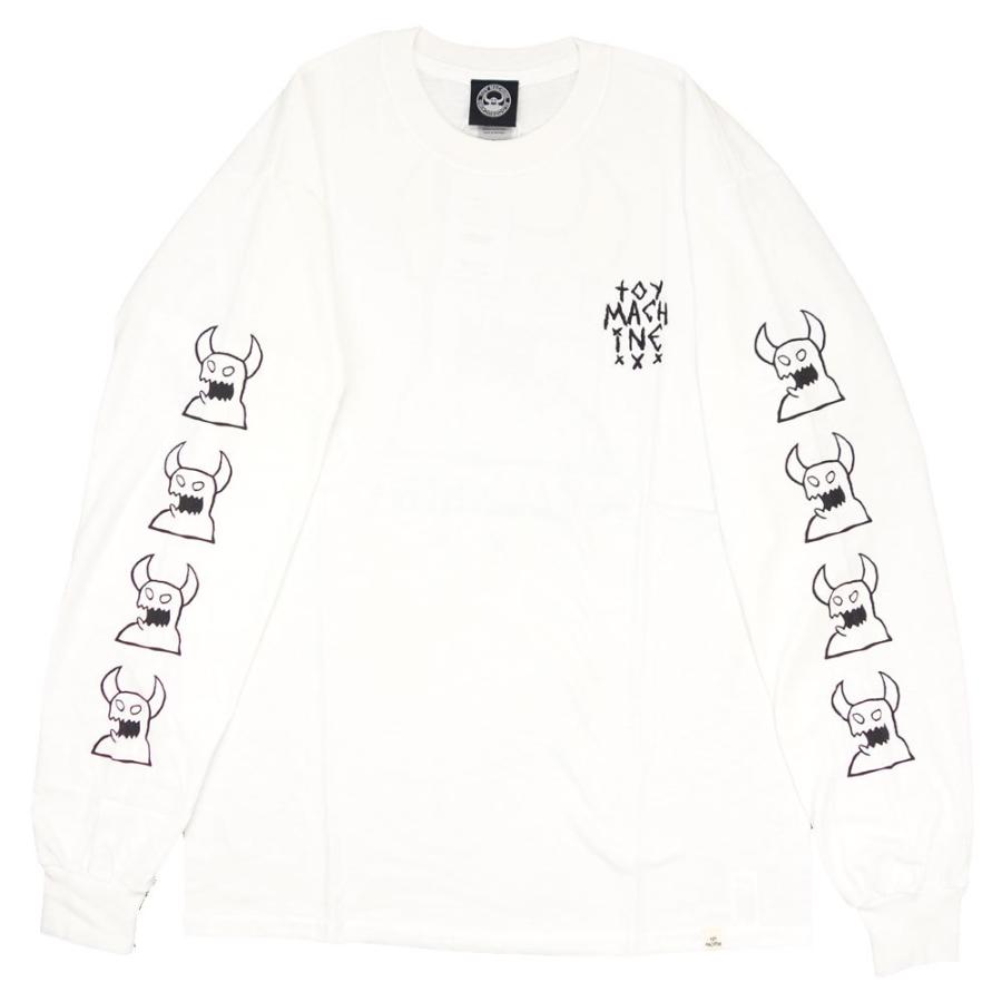 TOYMACHINE/トイマシーン 長袖 Tシャツ ロンT/SKETCHY MONSTER EMBROIDERY LONG TEE TMFBLT3｜スケーター ストリート ロングスリーブ Tee メンズ レディース | TOY MACHINE | 05