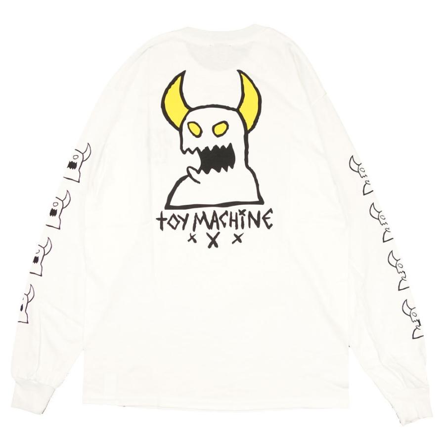 TOYMACHINE/トイマシーン 長袖 Tシャツ ロンT/SKETCHY MONSTER EMBROIDERY LONG TEE TMFBLT3｜スケーター ストリート ロングスリーブ Tee メンズ レディース | TOY MACHINE | 06
