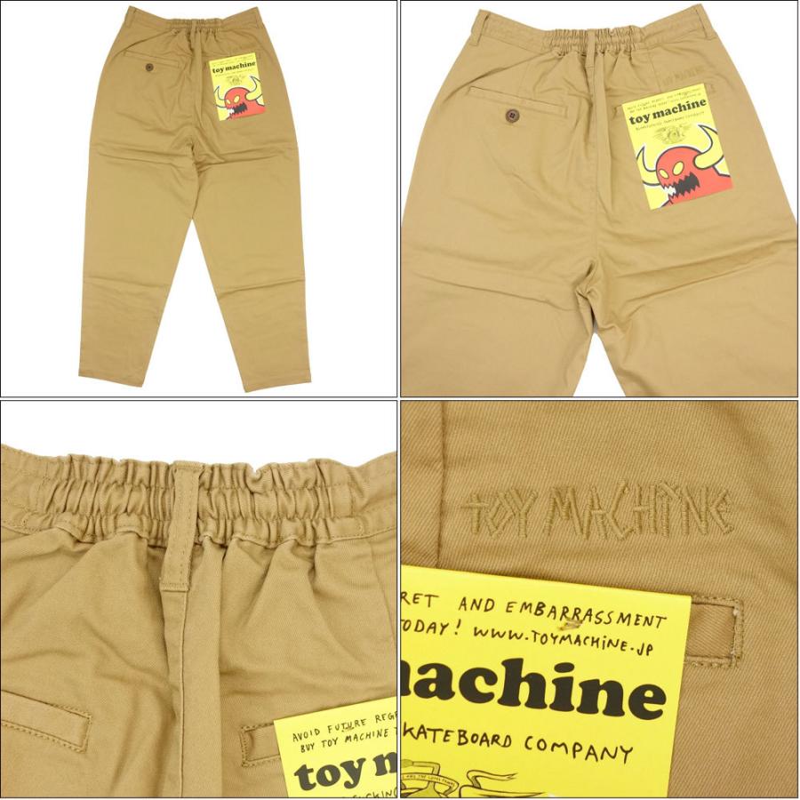 TOYMACHINE/トイマシーン イージーパンツ ストレッチ ワイド/STRETCH WIDE PANTS TMBT02｜ストリート スケーター チノパン ワイドパンツ ストレッチ素材 メン | TOY MACHINE | 04
