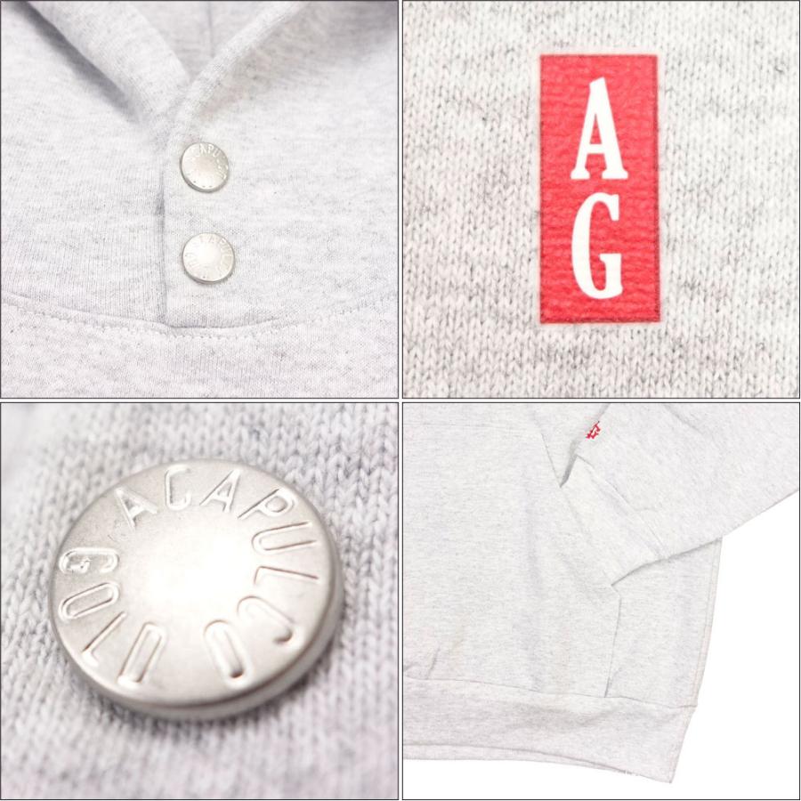 Acapulco Gold/アカプルコゴールド プルオーバーパーカー/SNAP BUTTON PULLOVER HOODIE｜ストリート スケーター ハイネック セットアップ可 メンズファッショ | ACAPULCO GOLD | 09