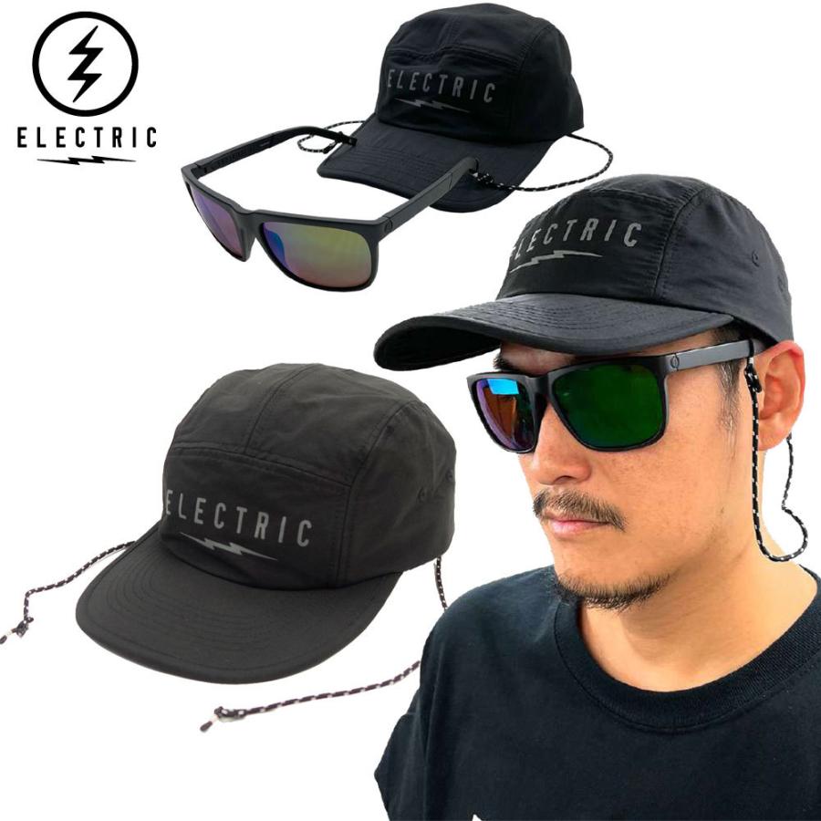 ELECTRIC /エレクトリック ジェットキャップ コード付き/JET CAP E22SC02｜釣り キャンプ アウトドア 撥水加工 帽子 サングラスコード メガネコード | ELECTRIC