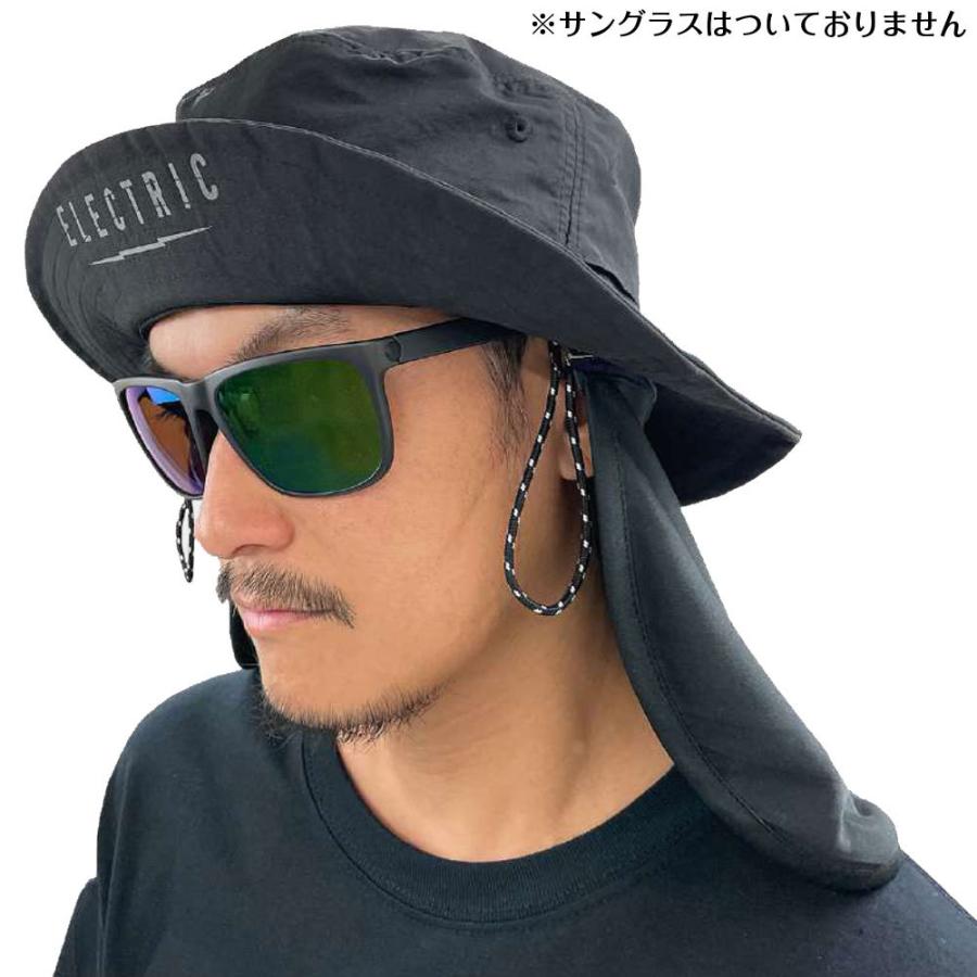 ELECTRIC /エレクトリック サファリハット コード付き/BOONIE HAT E22SC01｜釣り キャンプ アウトドア 撥水加工 帽子 サングラスコード メガネコード | ELECTRIC | 04