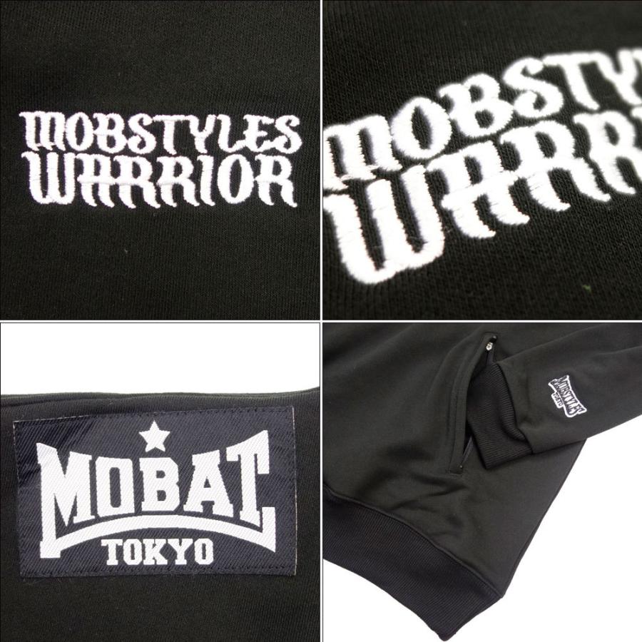 MOBSTYLES/モブスタイル スクルーネックスウェット ビッグシルエット/ORIGINAL SWEAT embroid mob21015｜オーバーサイズ スウェット トレーナー ポケット付 | MOBSTYLES | 04