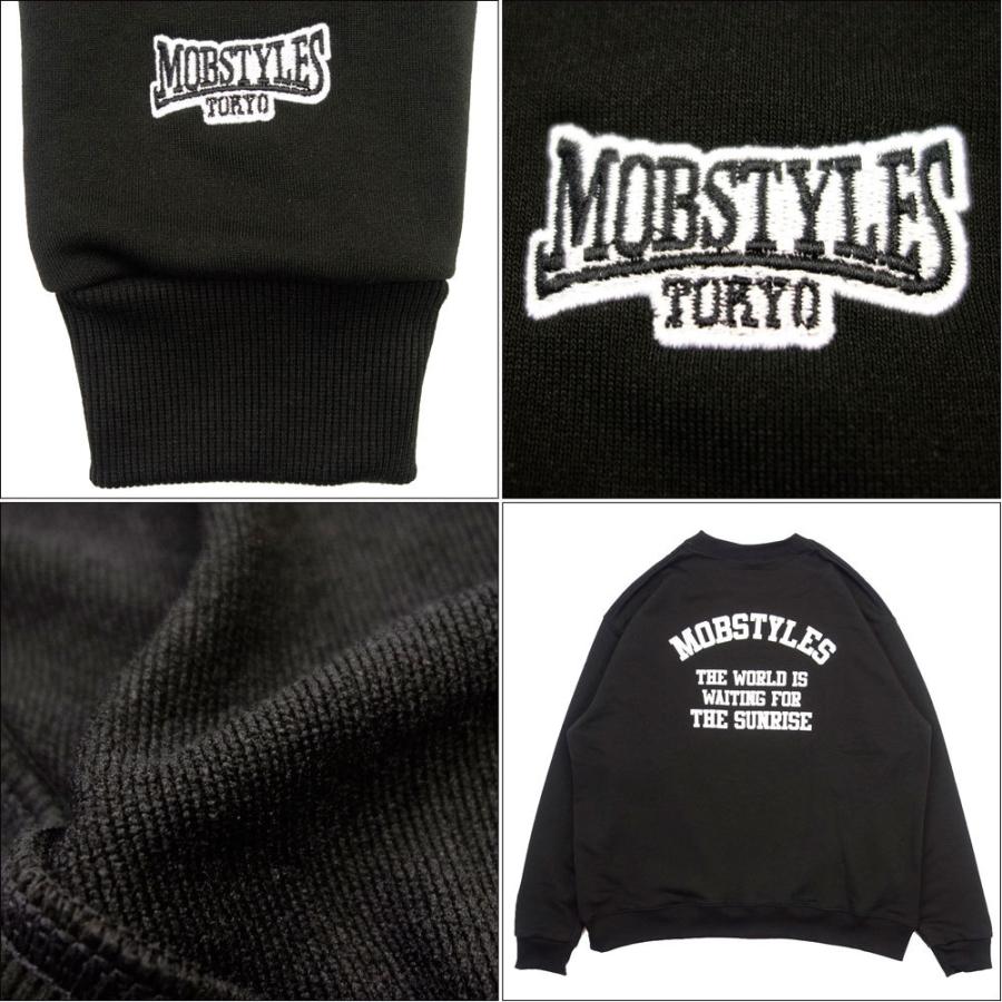 MOBSTYLES/モブスタイル スクルーネックスウェット ビッグシルエット/ORIGINAL SWEAT SUNRISE mob21016｜オーバーサイズ スウェット トレーナー ポケット付 | MOBSTYLES | 06