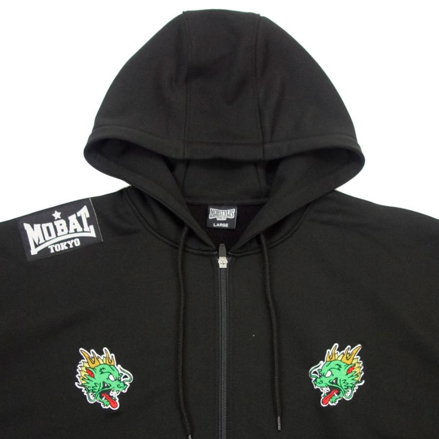 MOBSTYLES/モブスタイル スジップアップパーカー ビッグシルエット/ORIGINAL DRY ZIP HOOD mob21014｜オーバーサイズ ジップフード スウェット パーカー メン | MOBSTYLES | 02